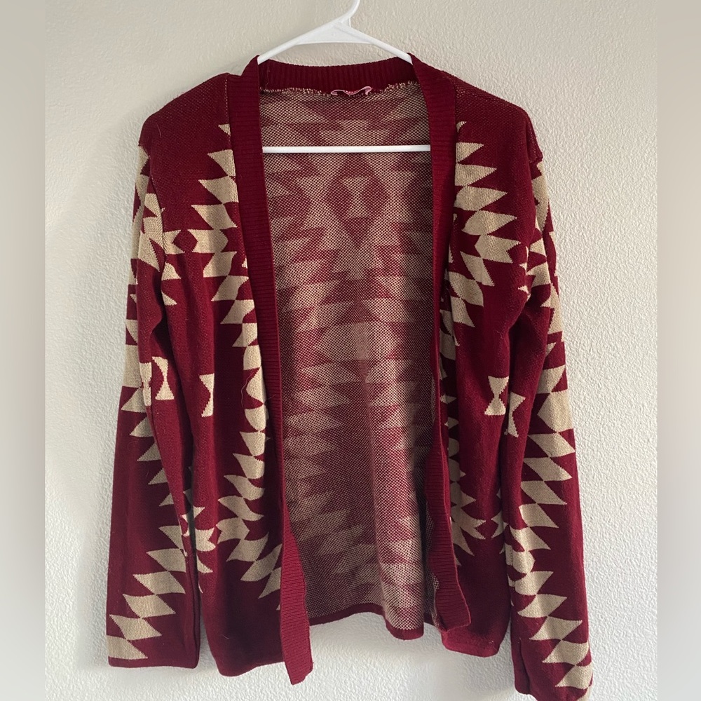 Tribal Print Cardigan